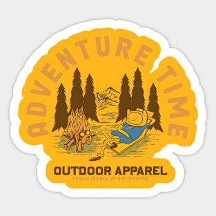 Adventure Time (Outdoor Apparel) Sticker